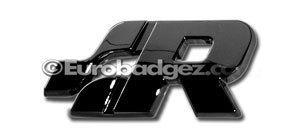 1 - new vw r32 r line badge emblem golf gti jetta passat rear mount black (.:r)