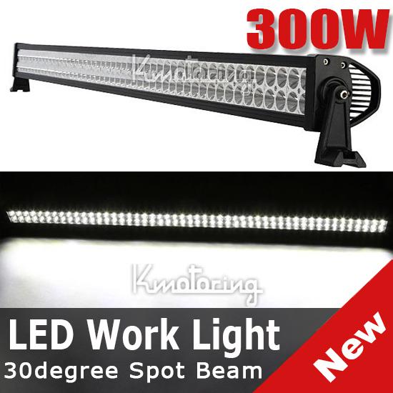 300w spot 30° beam led alloy work light bar 4wd 4x4 van ute suv lamp dc10~30v