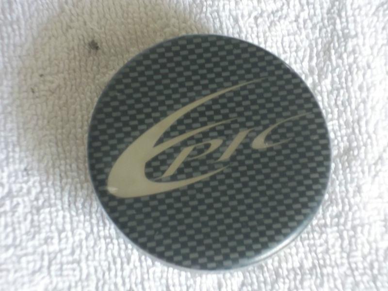 Epic custom wheel center cap carbon fiber effect finish 991-0260 