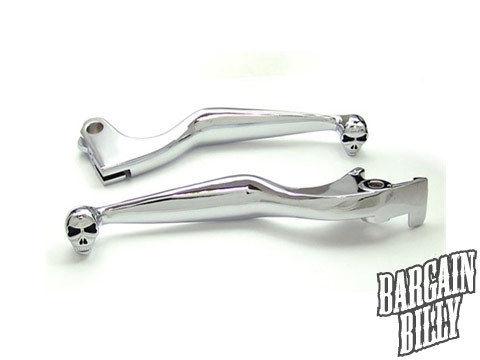 Honda spirit magna 750 cb750 chrome clutch brake skeleton skull levers controls