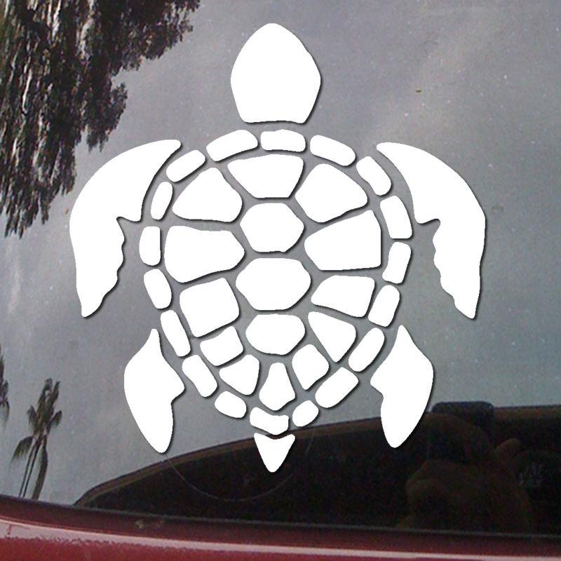 Honu green sea turtle shell hawaii car body jdm vinyl decal window sticker h68