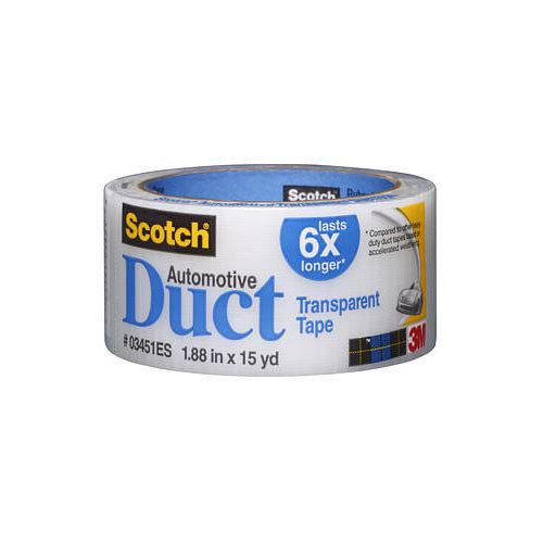 3m scotch automotive transparent duct tape 1.88" x 15 yd - 1 roll 3451