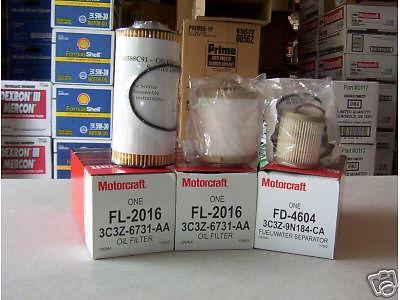 Ford diesel  6.0 motorcraft oil & fuel filter kit