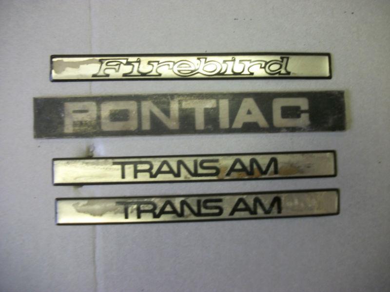 Pontiac firebird t/a door handle and gas door plastic trim for 1970-1981 models!