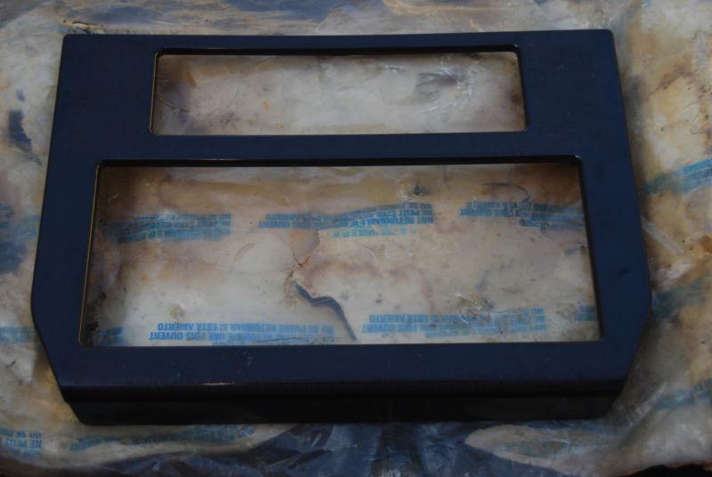 85-92 firebird trans am gta radio ac control trim bezel plate new gm 10034186