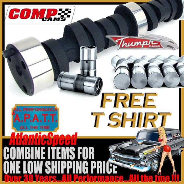 Comp sbc sb chevy 283 305 327 350 400 thumpr thumper 279 camshaft cam & lifters