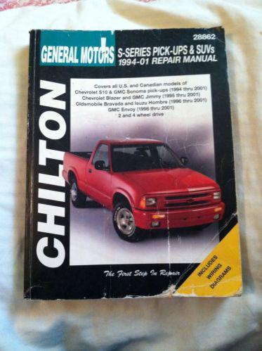 Chiltons repair manual 28862 general motors s-series pick-ups and suv's 1994-99