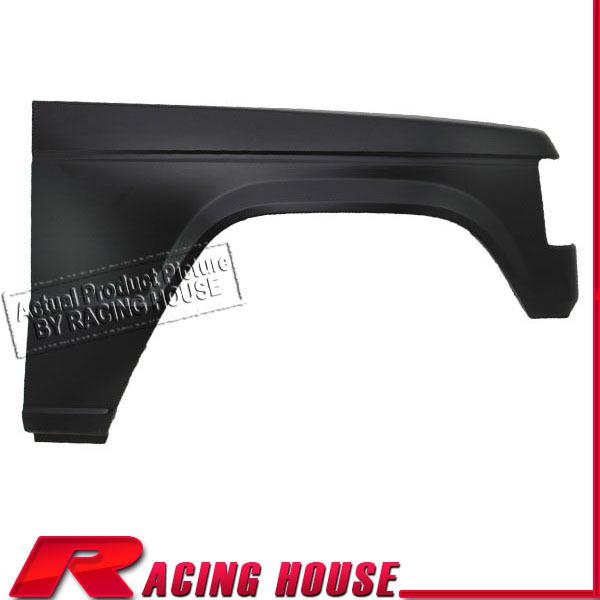 1987-1989 dodge raider replacement front fender passenger right primed black rh