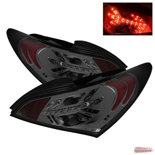 Fit 010-12 genesis coupe smoked philips-led perform tail lights rear brake lamps