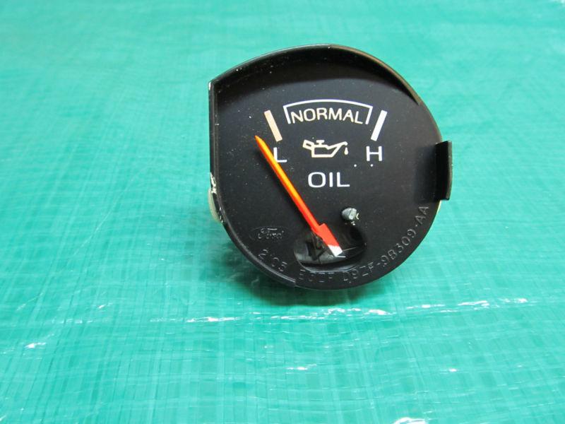 1986 5.0 coupe v8 gt 302 oil pressure gauge oem stock 5.0 mustang 83 84 85 86