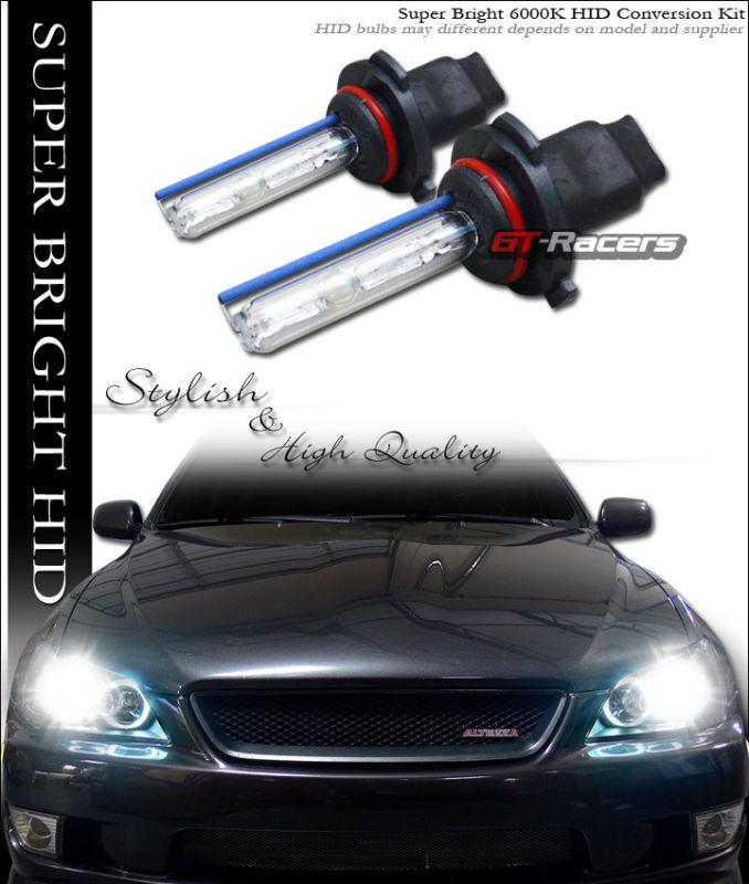 6000k hid xenon 9006/hb4 low beam bulbs w/ballast head lights conversion kit ge