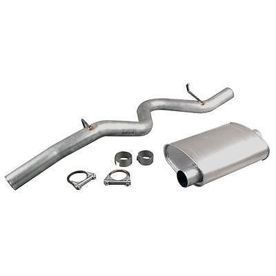 Summit exhaust system cat-back 2.50 " single rear exit steel jeep wrangler 2.5