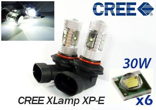 2x 30w diamond cree xp-e led 9140 9145 projector fog daytime running light bulbs