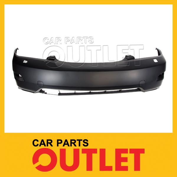 2007-2009 lexus rx350 front bumper cover primered plastic w/washer sensor holes