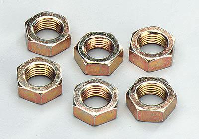 Summit racing sr3416 jam nuts 3/4-16" right hand thread zinc plated set of 6