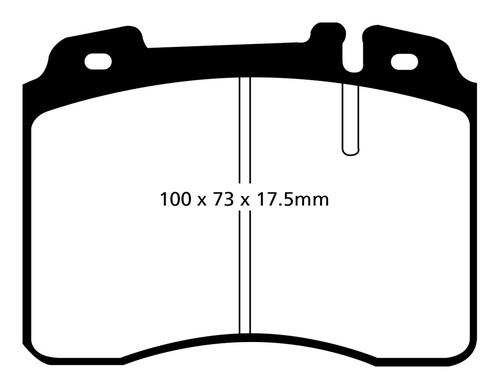 Ebc brakes dp4927r yellowstuff street and track brake pads