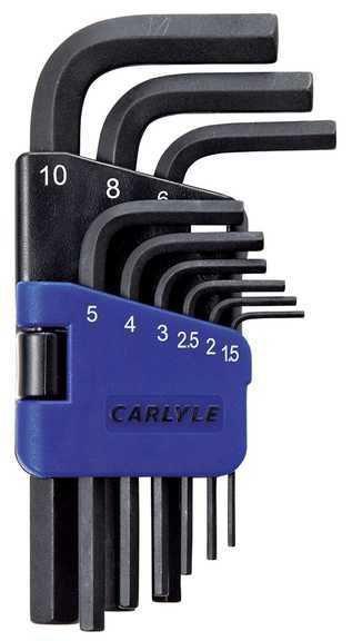 Carlyle hand tools cht hksms9 - hex key set, hex metric