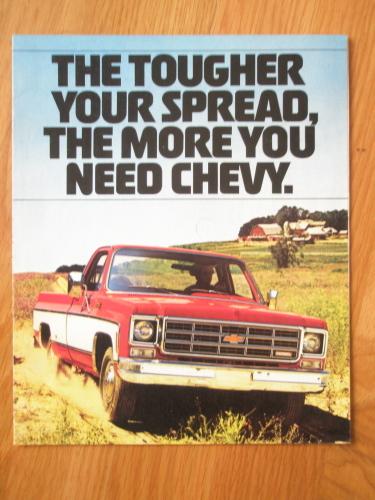 1978 chevrolet pickup el camino & truck dealer sales brochure 78 chevy