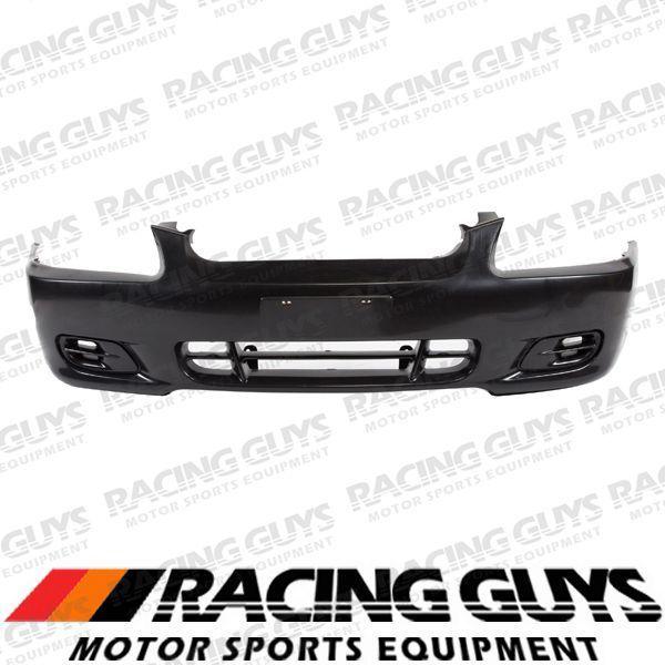 Fit 00-02 hyundai accent front bumper cover non primed facial plastic hy1000143