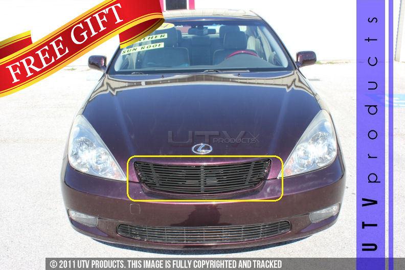 2002 - 2004 lexus es 300 330 350 1pc upper replacement black billet grille kit 