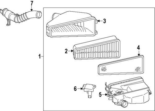 Toyota oem 2220422010 mass air flow sensor