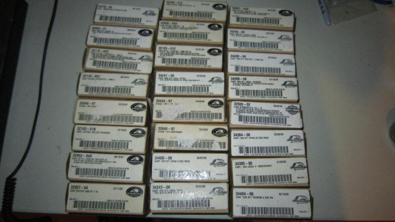 Lot of harley-davidson scanalyzer efi programming cartridges $3,598.00 retail
