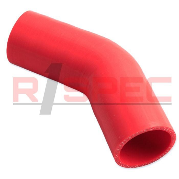 Universal red 2.0'' 3 ply 45 degree elbow silicone hose coupler 51mm 3-ply turbo