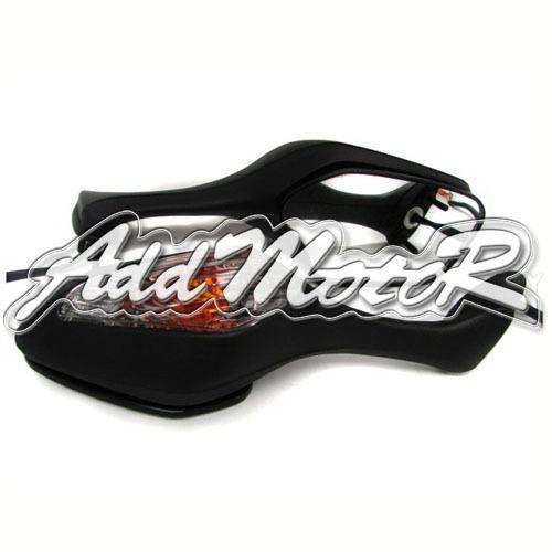 Black led turn signal motorcycle mirrors fit cbr1000rr 08-11 2008-2011 mt324-b