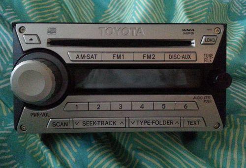 Toyota fj cruiser oem 6 disc cd player radio lkq 07-10