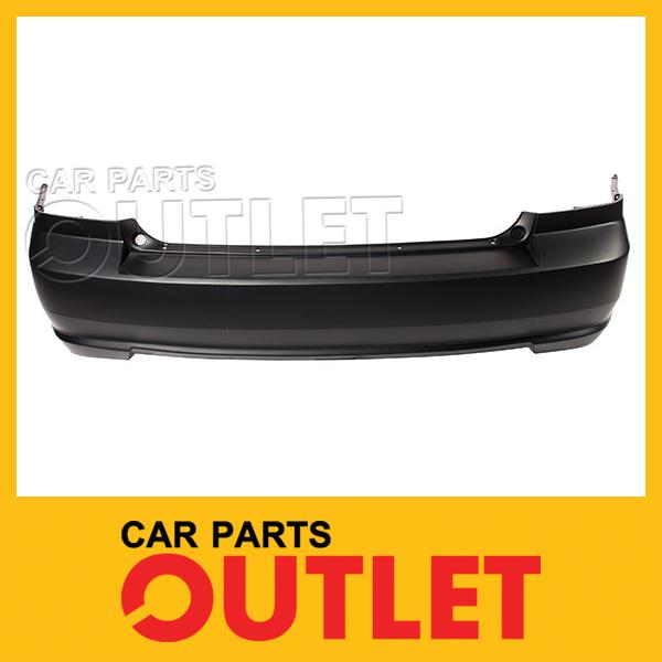 Rear bumper cover hy1100140 primered plastic for 2003-2006 hyundai accent sedan