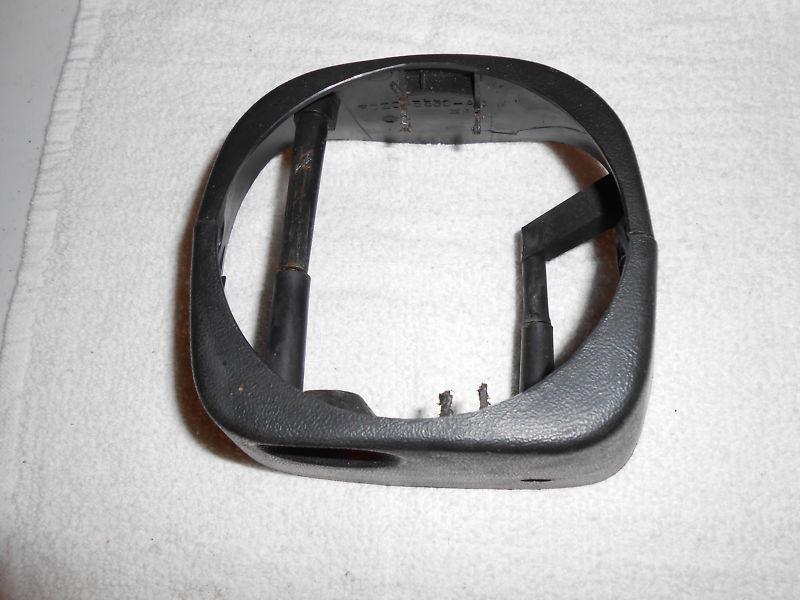 87-90 ford mustang black steering column cover interior dash cluster bezel oem