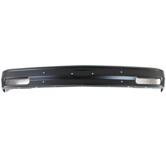 Gm1002174 new bumper front painted - black s-10 blazer s10 pickup jimmy chevy