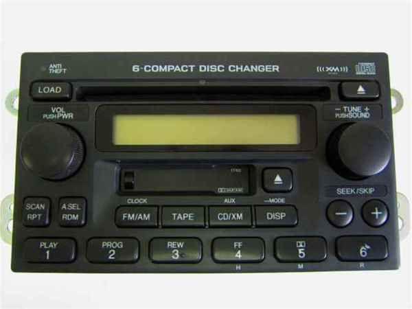 05 06 honda crv radio 6 cd xm ready cassette 1tn2 oem