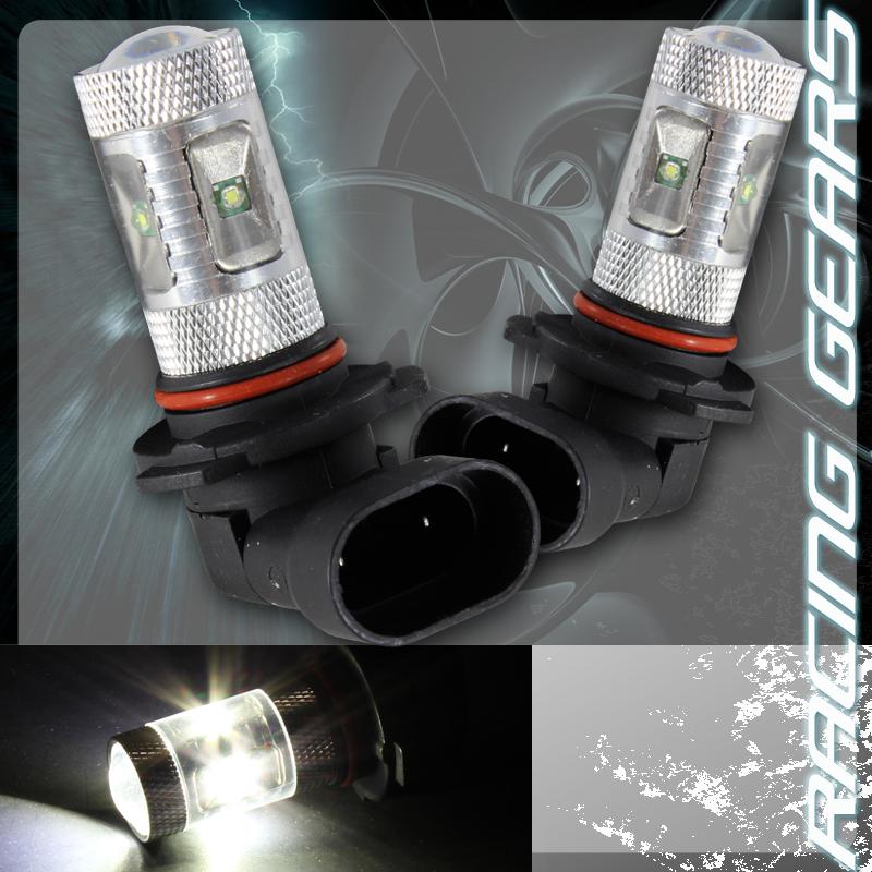 2x scion subaru toyota 9005 hb3 white 6 led 30w projector high low beam bulbs