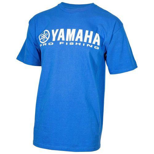 Oem yamaha men&#039;s pro fishing blue short sleeve t-shirt