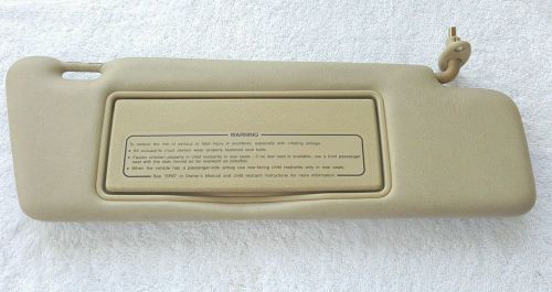 Mercedes w124 300e w201 190e rh passenger sun visor / tan