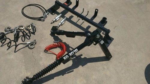 Blue ox tow bar, baseplate, and associated accessories