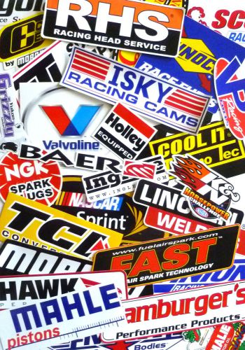 Racing decals stickers 46+ grab bag new man cave tool box garage fender size