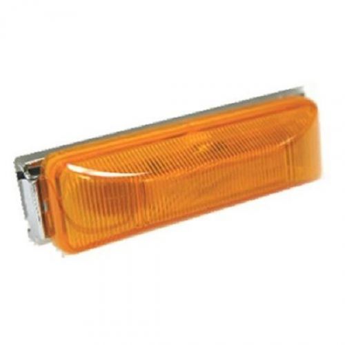 Blazer international 4&#034; sealed led running board light amber trailer truck