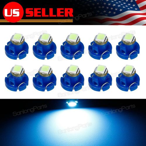 10x ice blue led t3 neo wedge hvac climate controls heater light lamps 2835 smd