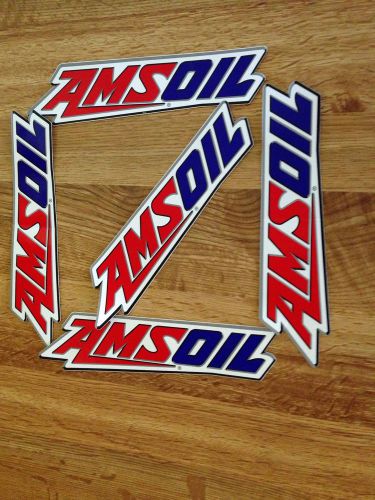 Amsoil logo decals -  7&#034;  --lot of 5
