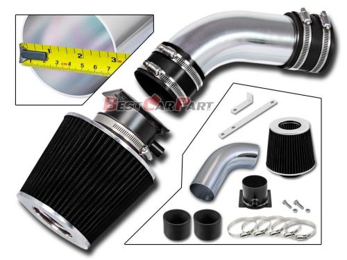 Bcp black 96-00 a4/a6 2.8l v6 ram air intake racing system + filter