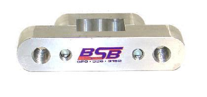 Bsb manufacturing 3027-20 2&#034; aluminum frame slider imca dirt circle track