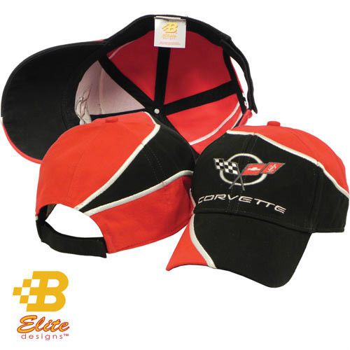 Corvette hat get your kicks on route 66 red/black looks good gear headz products