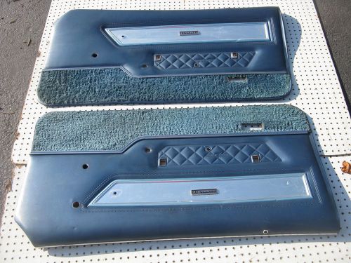 1976  mustang ii  cobra ii used door panels   blue