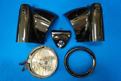 Genuine harley touring road king custom vivid black headlight nacelle 1994-2013