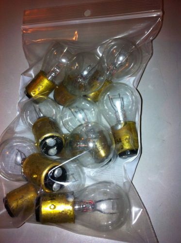 Bulk lot of ten (10) ge 1154 dual filament bulbs - vintage - new old stock
