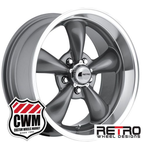 New 17x7&#034; 17x9&#034; ford fairlane wheels set gray fairlane rims fit fairlane 68-70