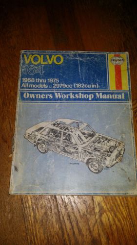 Volvo 164 series 1968-1975 all models 2979cc haynes repair manual 244