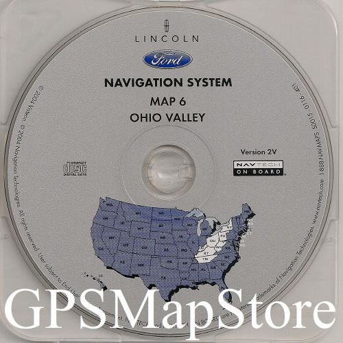 03 04 05 06 expedition escape hybrid navigation map #6 cover ohio valley region